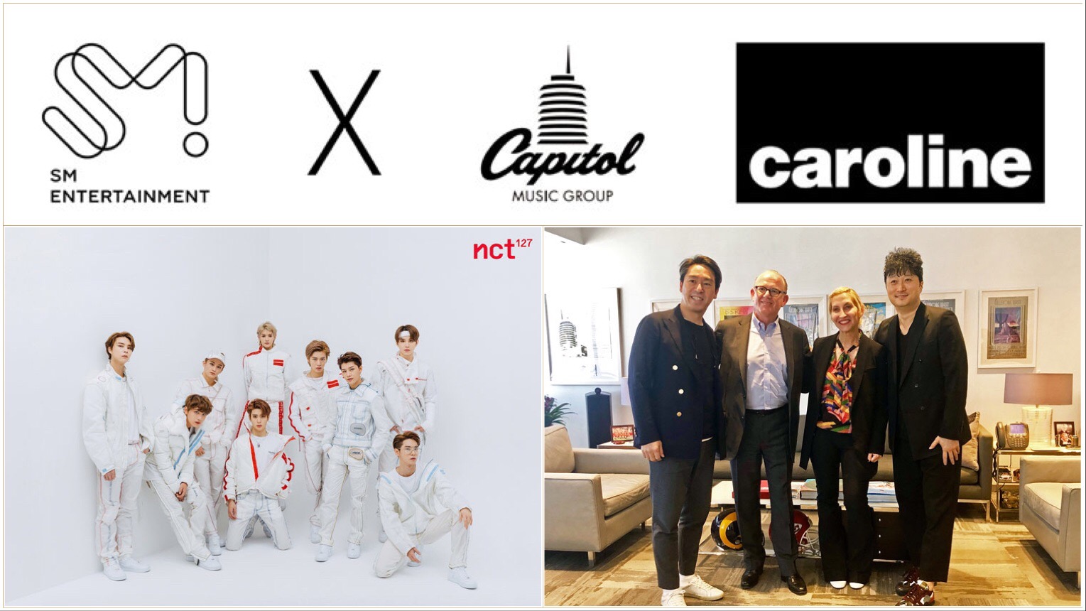 SM Entertaiment Capitol Music Group CMG alianza