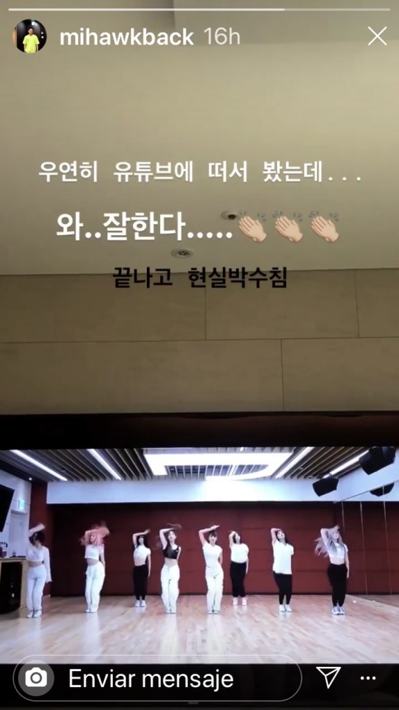 TWICE: elogios del popular coreógrafo coreano Mihawk Back