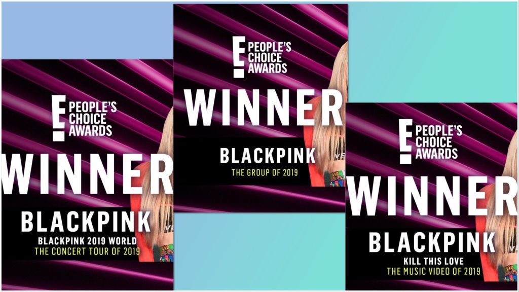Blackpink E! Choice Awards 2019