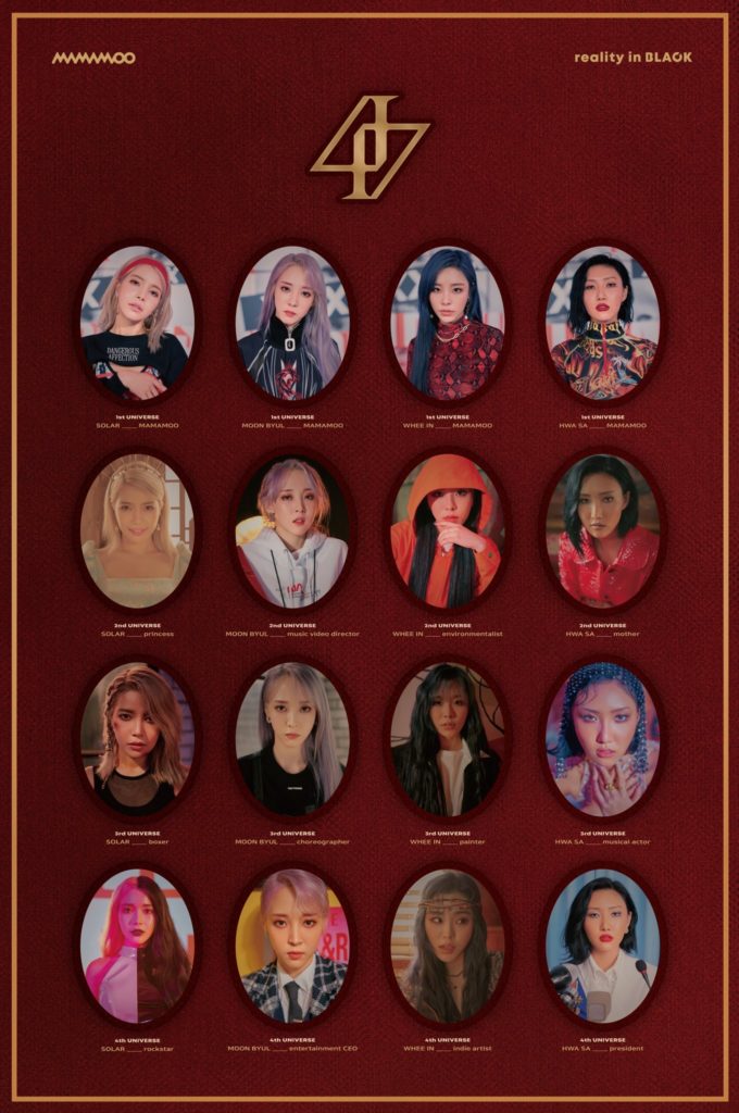 Mamamoo Reality in black